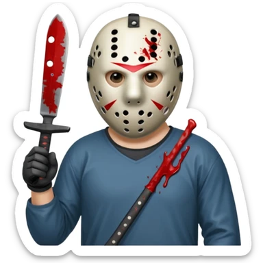 Jason voorhees  sticker