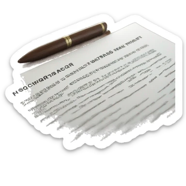 Sign a contract sticker