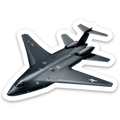 Military Bomber - B-2 Spirit - Northrop Grumman (Model Year: 2021) (Iconic colour: Stealth black) sticker