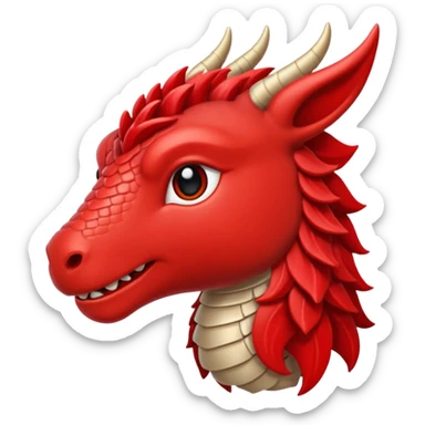 Ejderha red sticker