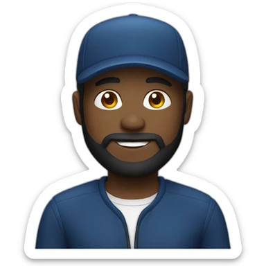 Product owner dark blue outfit sticker