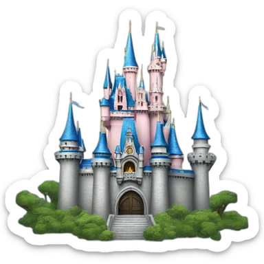 Cinderella castle sticker