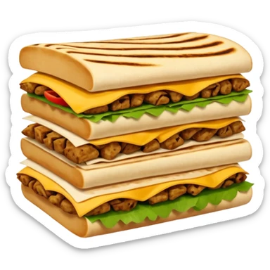 simple shawarma sticker