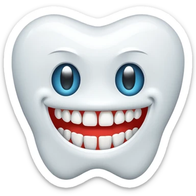 TEETH clean icon  sticker