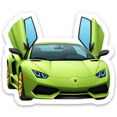 lamborghini waite sticker