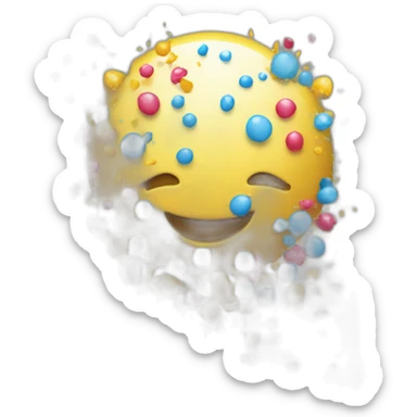 party сonfetti popper sticker