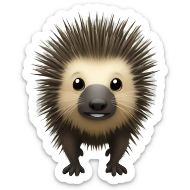 Brazilian porcupine sticker