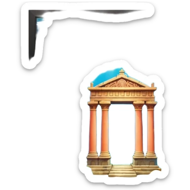 The Lost Island of Atlantis sticker