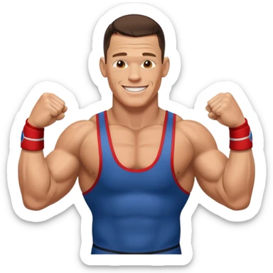 Jhon cena luchador sticker