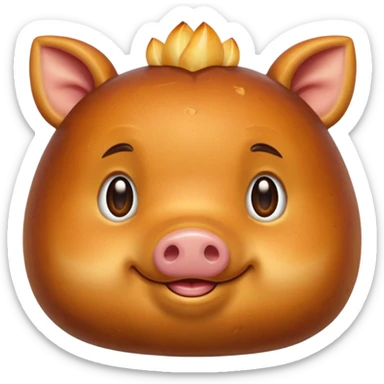 roasted pork sticker