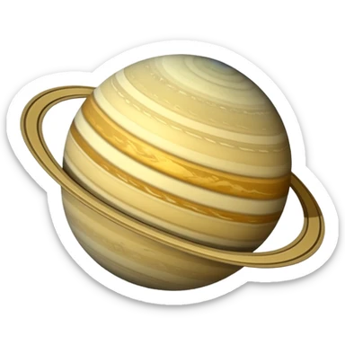 Planet saturn sticker