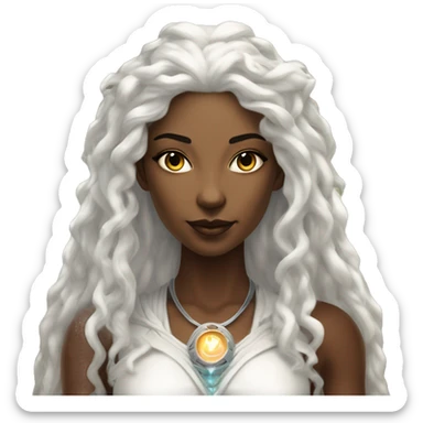 Technomancy Goddess is a mystical being who controls both magic and technology. She can cast spells on technological networks. Her powers blend the ancient art of magic with advanced cybernetics and technology. She can command machines sticker