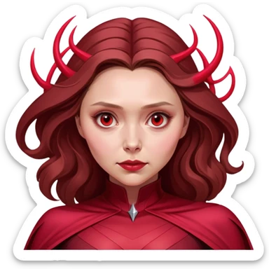  Elizabeth Olsen Scarlet witch  sticker