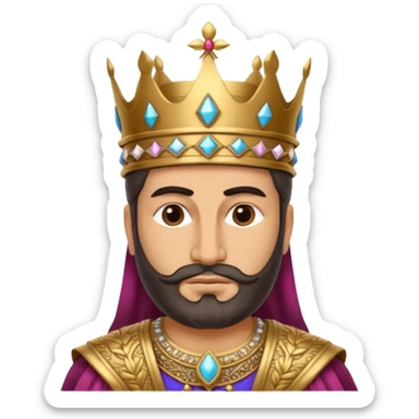 Assyrian king sticker