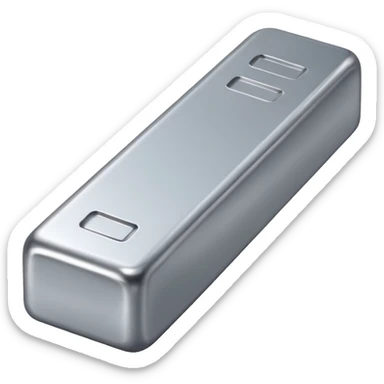 Create a silver bar that is visible in a small navigation bar for my jewellery shop website make it attractive for the navigation bar make it visible properly. Make the gold bar and silver similar or same in style sticker