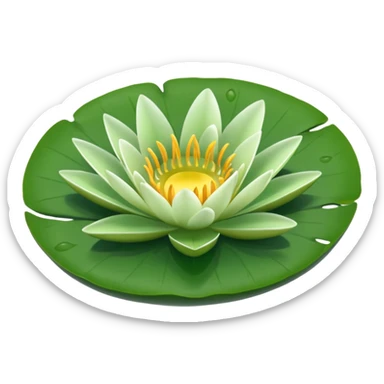 Lily pad only sticker