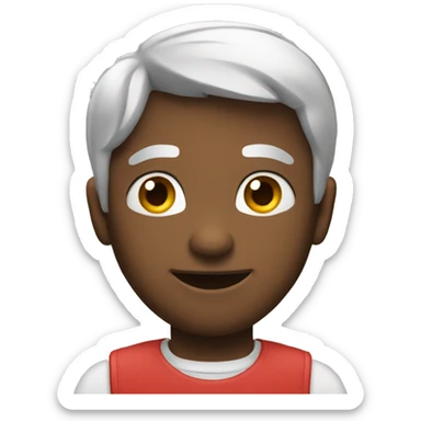 Personnage qui tiens un coeur sticker