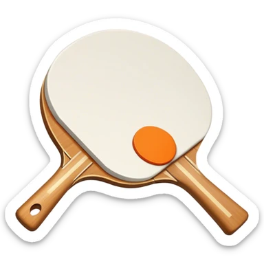 Injured Ping pong pad sticker