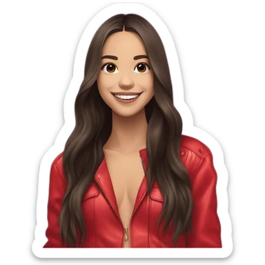 Olivia Rodrigo em um show no Rock in Rio sticker