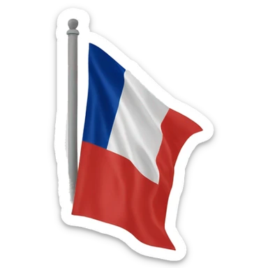 France flag, but mirrored sticker