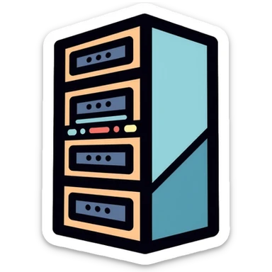 data center server rack sticker