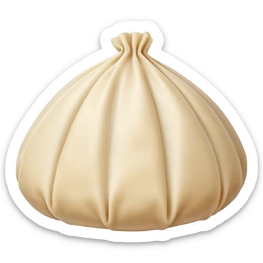 a single buuz Mongolian steamed dumpling  sticker