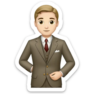 1920'S YEAR MAN  sticker