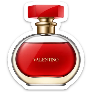 valentino perfume bottle sticker