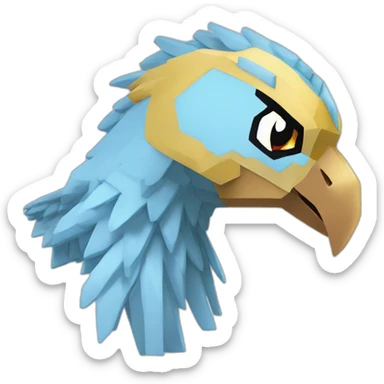 head cranial ice Articuno pokemon pixelmon Minecraft delegate sticker