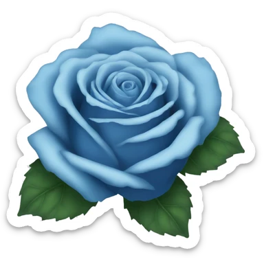 blue roses sticker