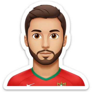 Rafa Silva, Portuguese footballer in red jersey sticker