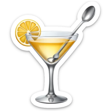 cocktail spoon sticker