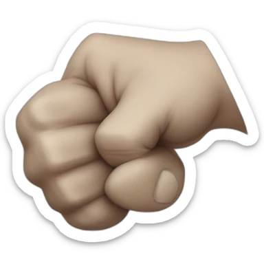 fist bump sticker