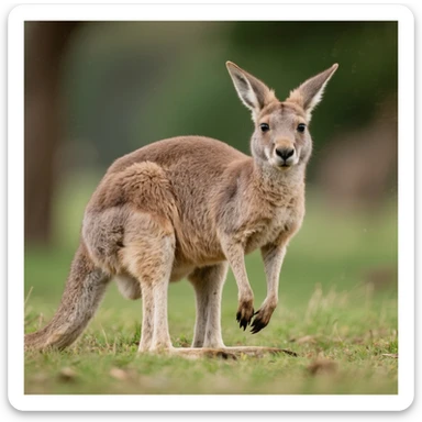 Kangaroo sticker