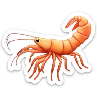 Rodeo shrimp  sticker
