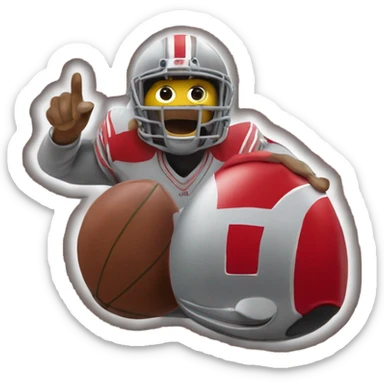 Ohio state beating Oregon  sticker