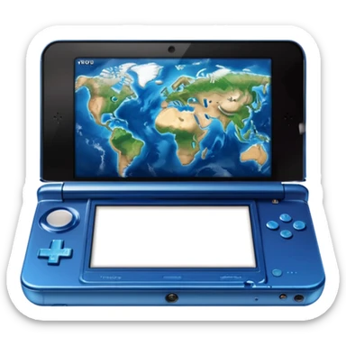 nintendo 3ds earth sticker
