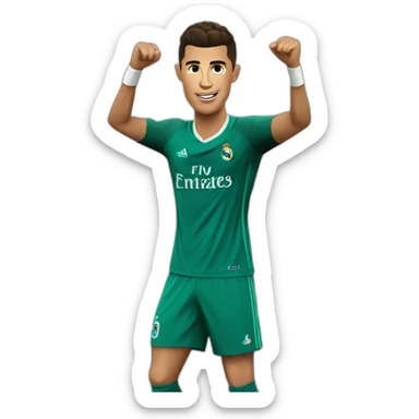 Cristiano ronaldo saying "SUII" sticker