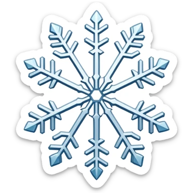 Snowflake Pattern sticker