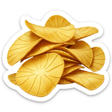 potato chip snacks sticker