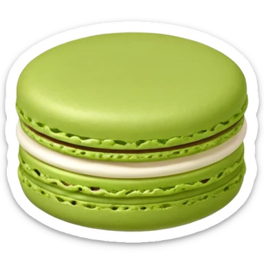 a single of green macaron



















 sticker