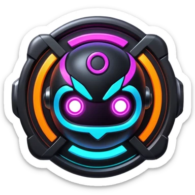 Make a Gaming logo and then put some Robotic background design with it then put my name SAYUTI at the front sticker