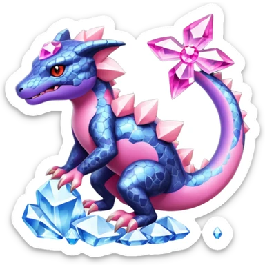 Salandit-Amaura-Diancie-fusion sticker