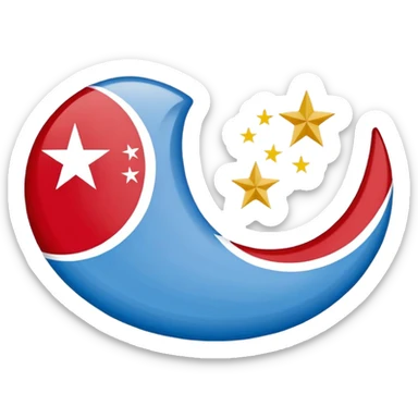 east turkistan flag emoji sticker