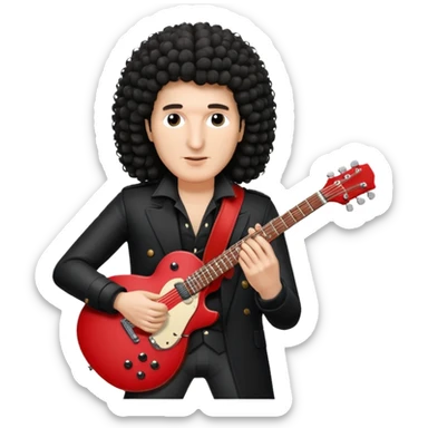 Brian may avec red special 1975 sticker