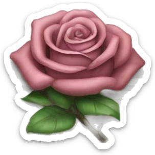 A tomb stone that says here lies Rose Dooley sticker