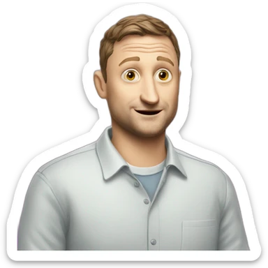 tim robinson form i think you should leave sticker