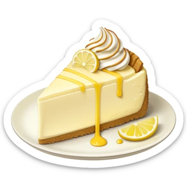 Lemon cheesecake sticker