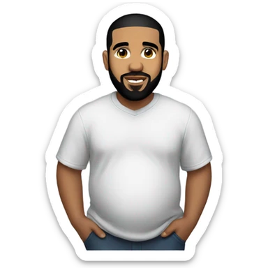 pregnant drake sticker