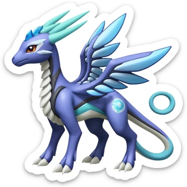 Meloetta-Zekrom-Kyurem-Dialga-Suicune-hybrid sticker